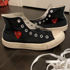 Unisex Converse Chuck Taylor All Star Hi Top X Comme des Garcons Play